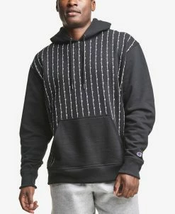 Champion Men's Pinstriped Hoodie