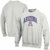Champion Men's Gray Arizona Wildcats Arch Over Logo Reverse Weave Pullover Sweatshirt