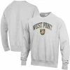 Champion Men's Gray Army Black Knights Arch Over Logo Reverse Weave Pullover Sweatshirt