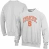 Champion Men's Gray Syracuse Orange Arch Over Logo Reverse Weave Pullover Sweatshirt