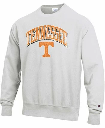 Champion Men's Gray Tennessee Volunteers Arch Over Logo Reverse Weave Pullover Sweatshirt - Image 3