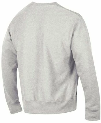 Champion Men's Gray TCU Horned Frogs Arch Over Logo Reverse Weave Pullover Sweatshirt - Image 2