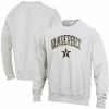 Champion Men's Gray Vanderbilt Commodores Arch Over Logo Reverse Weave Pullover Sweatshirt