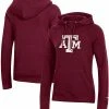 Champion Women's Maroon Texas A M Aggies University Primary Logo Raglan Pullover Hoodie