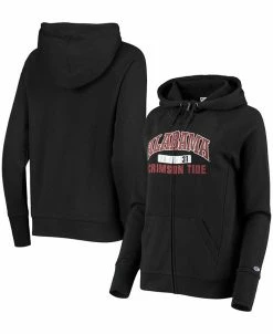 Champion Women's Black Alabama Crimson Tide University Full-Zip Hoodie