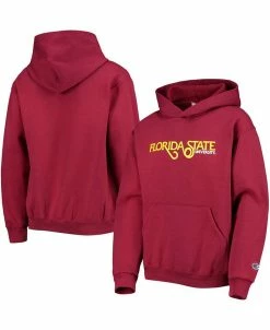 Champion Youth Boys And Girls Garnet Florida State Seminoles Beach Club Powerblend Pullover Hoodie