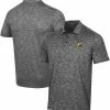 Champion Men's Charcoal Oregon Ducks Micro Mesh Space-Dye Polo Shirt