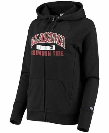 Champion Women's Black Alabama Crimson Tide University Full-Zip Hoodie - Image 2