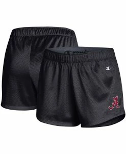 Champion Women's Black Alabama Crimson Tide Mesh Shorts