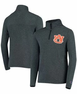 Champion Youth Boys Navy Auburn Tigers Field Day Quarter-Zip Jacket