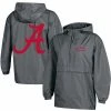 Champion Women's Charcoal Alabama Crimson Tide Packable Half-Zip Light Rain Jacket