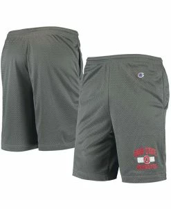 Champion Men's Gray Ohio State Buckeyes College Mesh Shorts