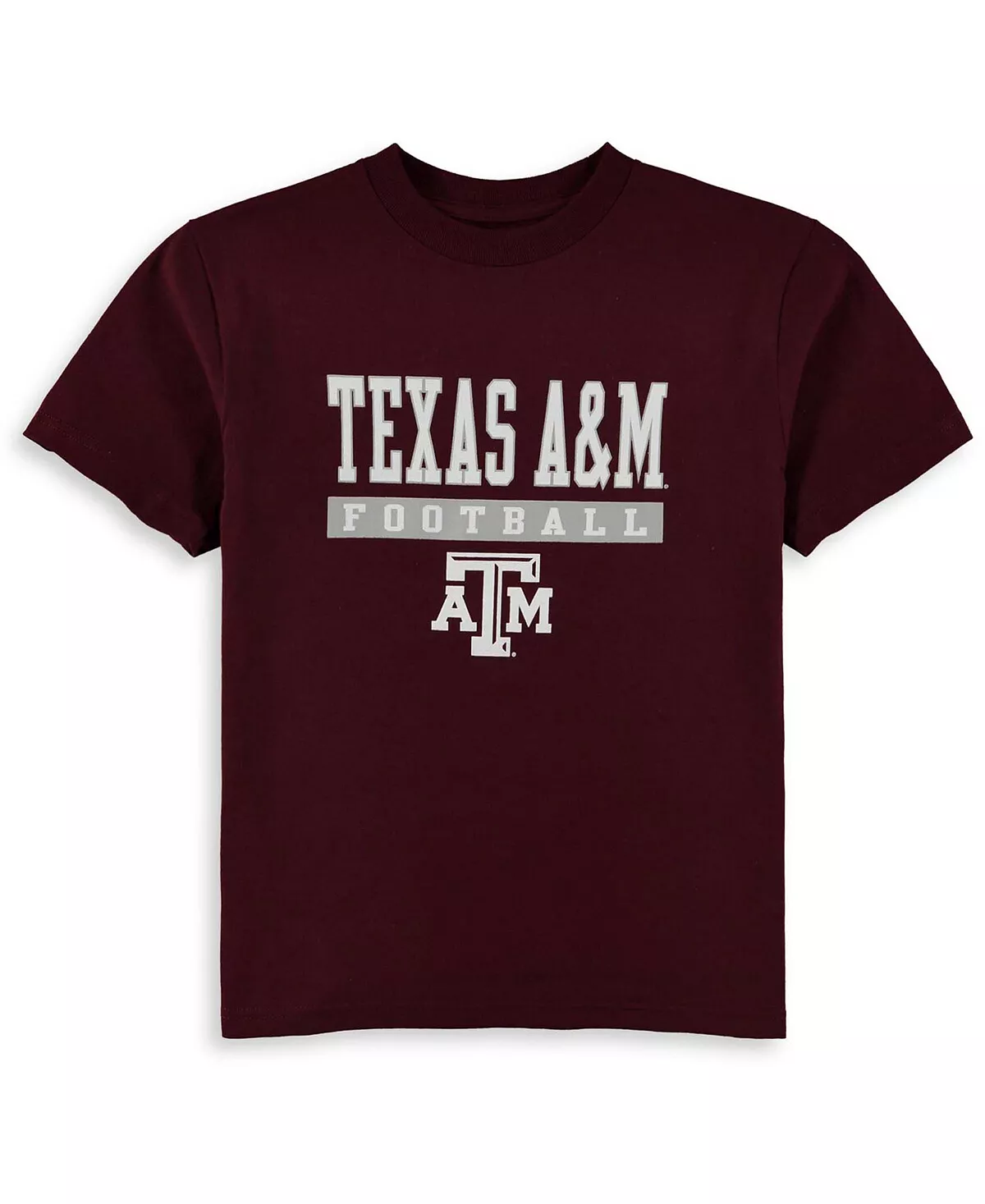 Champion Youth Maroon Texas A&M Aggies Football Drop T-shirt