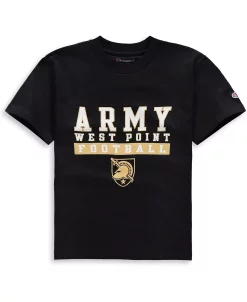 Champion Youth Black Army Black Knights Football Drop T-shirt