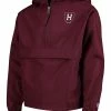 Champion Youth Crimson Harvard Crimson Pack And Go Windbreaker Jacket