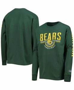 Champion Youth Green Baylor Bears Basketball Long Sleeve T-shirt