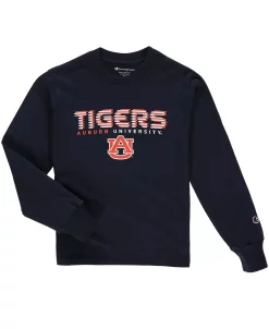 Champion Youth Navy Auburn Tigers Jersey Long Sleeve T-shirt