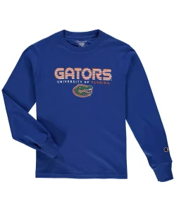Champion Youth Royal Florida Gators Jersey Long Sleeve T-shirt