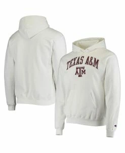 Champion Men's White Texas A&M Aggies Campus Classic Pullover Hoodie