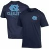 Champion Men's Navy North Carolina Tar Heels Stack 2-Hit T-shirt