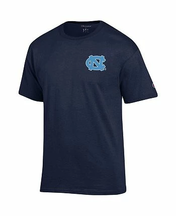 Champion Men's Navy North Carolina Tar Heels Stack 2-Hit T-shirt - Image 3