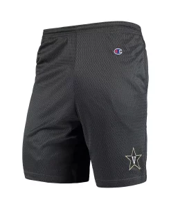 Champion Men's Charcoal Vanderbilt Commodores College Mesh Shorts