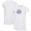 Champion Girls Youth White Florida State Seminoles Beach Club Raglan T-shirt