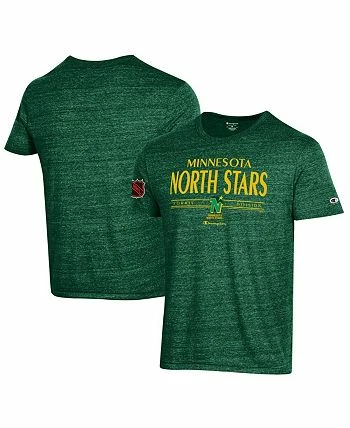 Champion Men's Hunter Green Minnesota North Stars Tri-Blend T-shirt - Image 2
