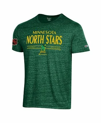 Champion Men's Hunter Green Minnesota North Stars Tri-Blend T-shirt - Image 3