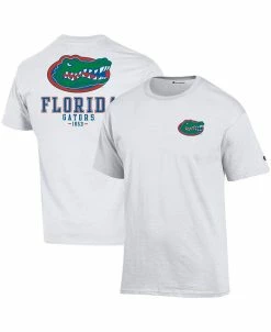 Champion Men's White Florida Gators Stack 2-Hit T-shirt