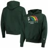 Champion Men's Green Hawaii Warriors Vault Logo Reverse Weave Pullover Hoodie