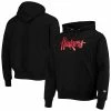 Champion Men's Black Nebraska Huskers Vault Logo Reverse Weave Pullover Hoodie