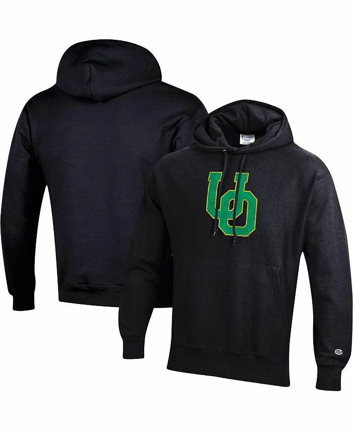 Champion Men's Black Oregon Ducks Vault Logo Reverse Weave Pullover Hoodie