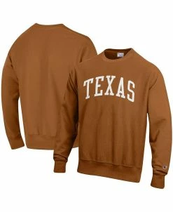Champion Men's Texas Orange Texas Longhorns Arch Reverse Weave Pullover Sweatshirt