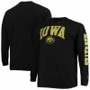 Champion Men's Black Iowa Hawkeyes Big And Tall 2-Hit Long Sleeve T-shirt