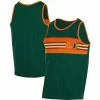 Champion Men's Green Miami Hurricanes Colorblock Tank Top