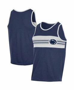 Champion Men's Navy Penn State Nittany Lions Colorblock Tank Top