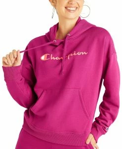 Champion Women's Relaxed Logo Print Hoodie