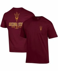 Champion Men's Maroon Arizona State Sun Devils Stack 2-Hit T-shirt