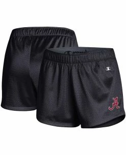 Champion Women's Black Alabama Crimson Tide Mesh Shorts