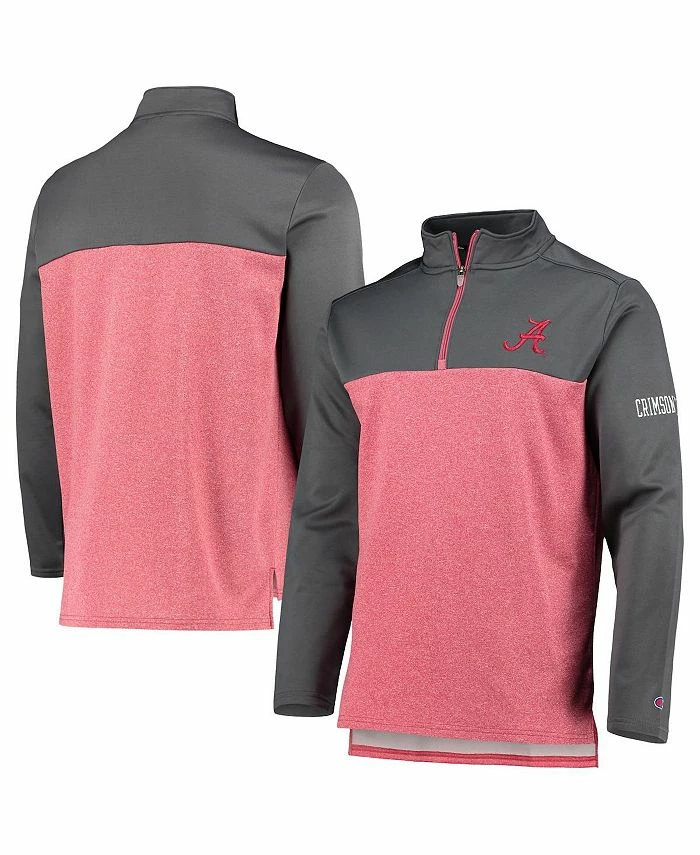 Champion Men's Crimson Alabama Crimson Tide Gameday Quarter-Zip Jacket