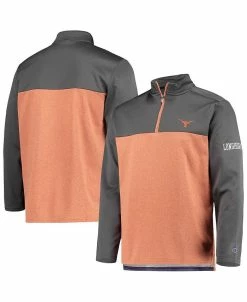 Champion Men's Texas Orange Texas Longhorns Gameday Quarter-Zip Jacket