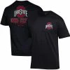 Champion Men's Black Ohio State Buckeyes Team Stack 2-Hit T-shirt