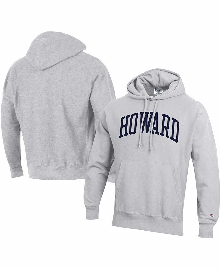 Champion Men's Gray Howard Bison Tall Arch Pullover Hoodie