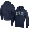 Champion Men's Navy Jackson State Tigers Tall Arch Pullover Hoodie