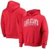 Champion Men's Red Clark Atlanta University Panthers Tall Arch Pullover Hoodie