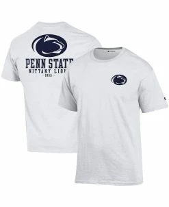 Champion Men's White Penn State Nittany Lions Stack 2-Hit T-shirt