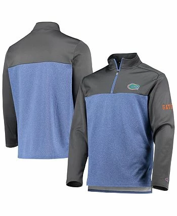 Champion Men's Royal Florida Gators Gameday Quarter-Zip Jacket - Image 2
