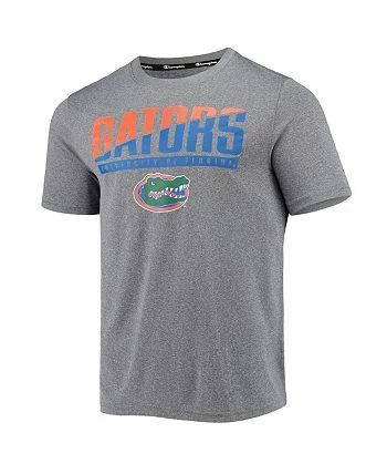 Champion Men's Gray Florida Gators Wordmark Slash T-shirt - Image 3