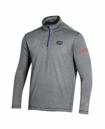 Champion Men's Gray Florida Gators Victory Quarter-Zip Jacket - Image 3